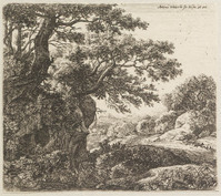 TvB G 3385
<br/>
Een slapende man aan de kant van de weg
<br/>
<em>Waterloo, Anthonie, (1609-1690)</em>
